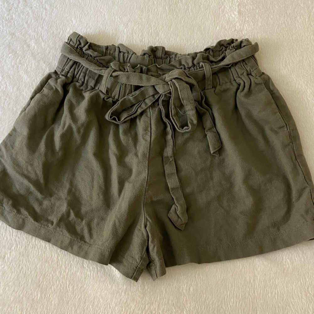 Green shorts